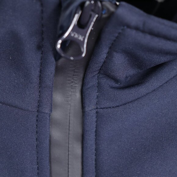 Men's Seasonal Jacket Soft Shell Stand Up Collar Navy Blue Size XL-XXl Golf - Picture 4 of 14